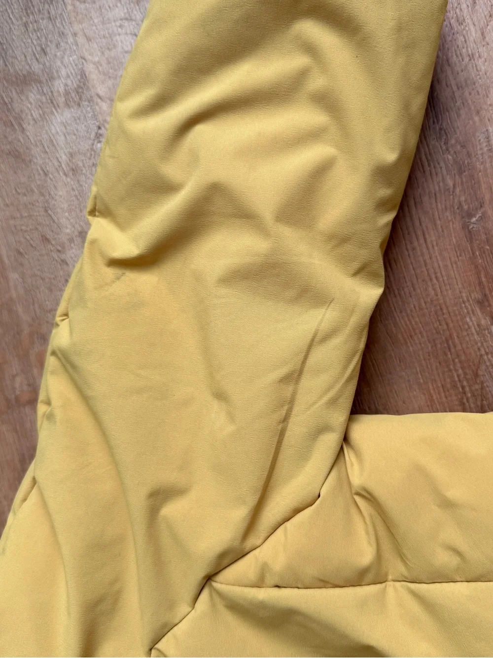 Zara Kids Hooded Puffer Jacket - Mustard Yellow